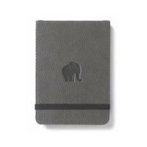 A6+ wildlife grey elephant reporter notebook - dotted Dingbats