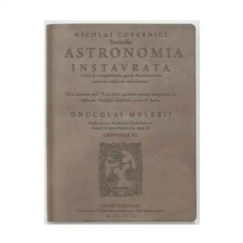 Astronomia by nicolai copernicus: dove lined journal Discovery books llc