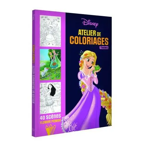 DISNEY - ATELIER DE COLORIAGES TEENS - Flower Power