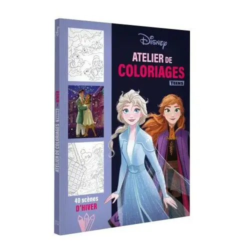 DISNEY - Atelier de coloriages Teens - L'hiver