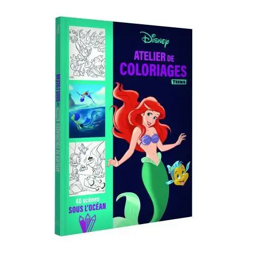 DISNEY - Les Ateliers Disney - Carnet de Coloriages - Sous l'océan