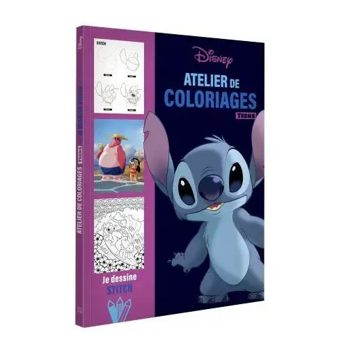 DISNEY TEENS - Atelier de coloriages - J'apprends à dessiner Stitch