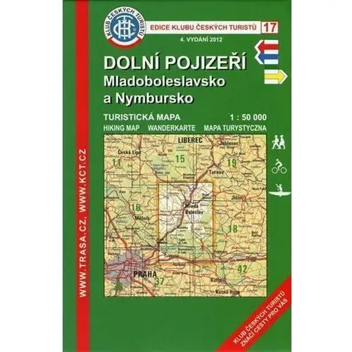 Dolní Pojizeří, Mladoboleslavsko/KČT 17 1:50T Turistická mapa neuveden