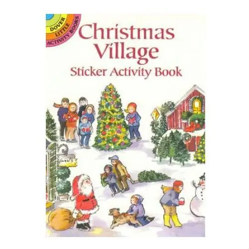 Christmas village sticker activity book Dover publications inc