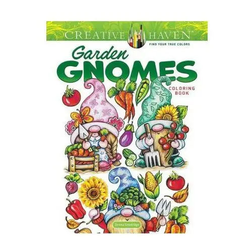 Creative Haven Garden Gnomes Coloring Book