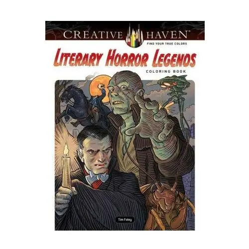 Dover publications inc. Creative haven literary horror legends coloring book