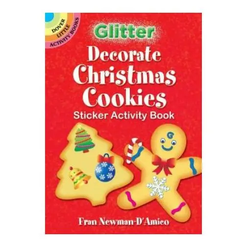 Dover publications inc. Glitter decorate christmas cookies sticker activity book
