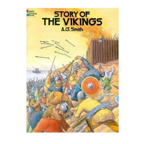 Dover publications inc. Story of the vikings coloring book