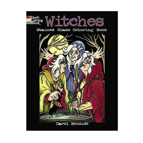 Witches Stained Glass Coloring Book