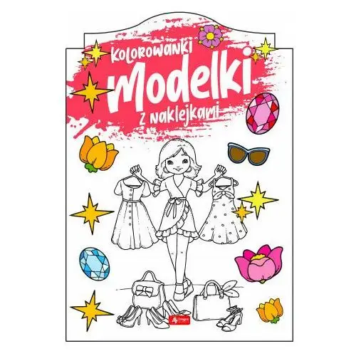 Modelki Kolorowanka z naklejkami