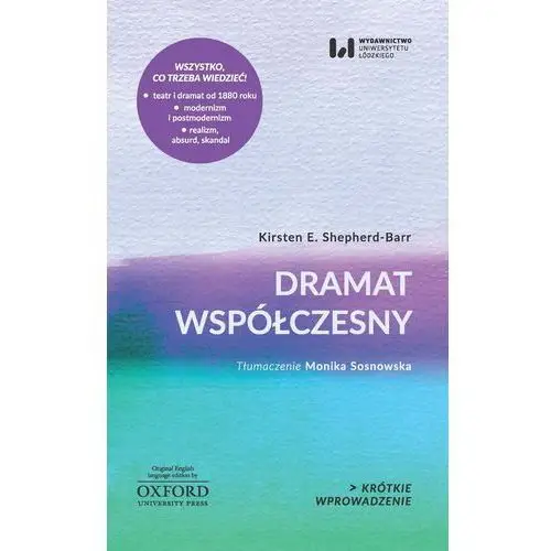 Dramat współczesny Krótkie Wprowadzenie 17- bezpłatny odbiór zamówień w Krakowie (płatność gotówką lub kartą).,475KS