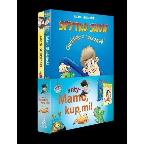 Pakiet anty-mamo, kup mi!: spytko show. gadając z rzeczami!, chciejosztuczki. książka zakazana przez chciejokorp