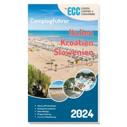 Drei-brunnen-verlag Ecc campingführer italien / kroatien / slowenien 2024