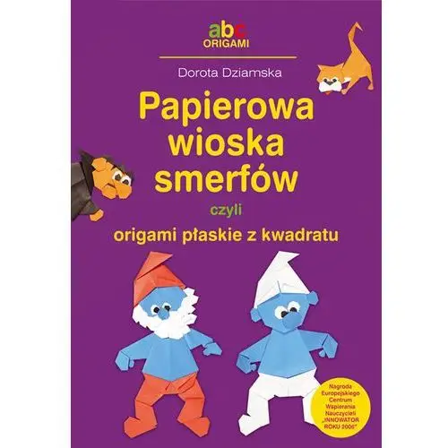 Papierowa wioska smerfów czyli origami płaskie z kwadratu