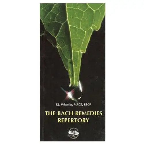 Bach remedies repertory Ebury publishing