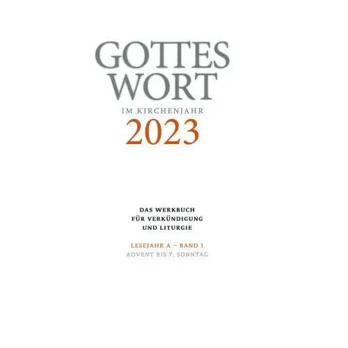 Gottes wort im kirchenjahr Echter verlag gmbh