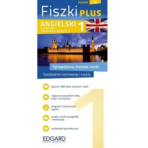 Angielski. fiszki plus dla średnio zaawansowanych 1. poziom b1
