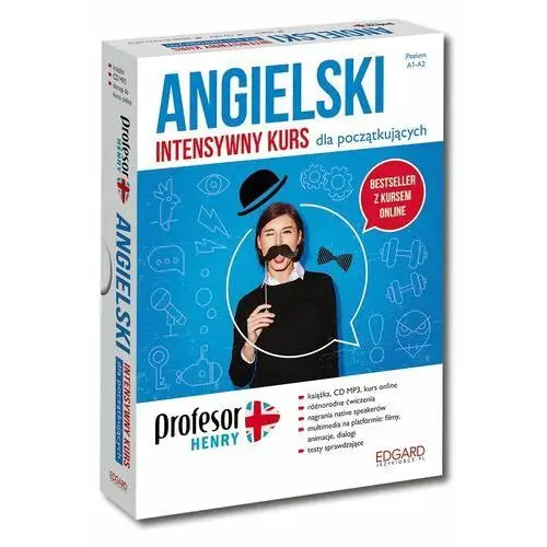 Angielski. intensywny kurs dla początkujących. profesor henry - praca zbiorowa Edgard