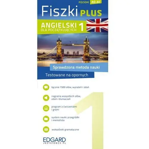 Edgard Fiszki plus. angielski dla początkujących 1. poziom a0-a1