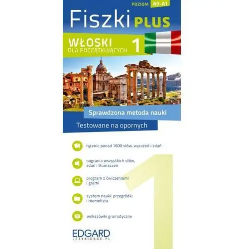 Edgard Fiszki plus. włoski dla początkujących 1. poziom a0-a1