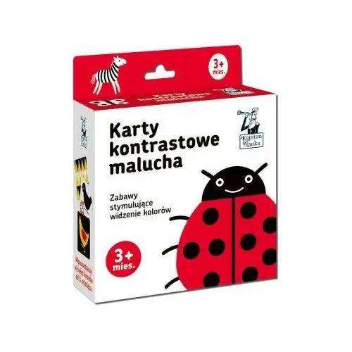 Kapitan Nauka. Karty kontrastowe malucha. 3+ miesięcy