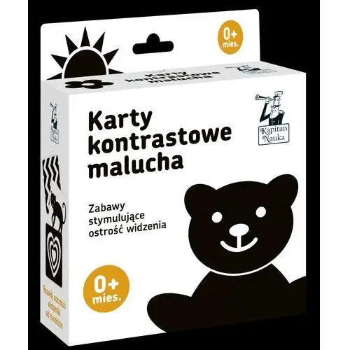 Karty kontrastowe malucha 0+ mies