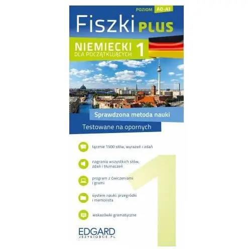 Niemiecki. Fiszki PLUS dla początkujących 1. Poziom A0-A1 wyd. 2