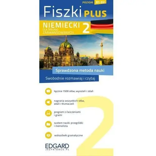 Niemiecki. fiszki plus dla średnio zaawansowanych 2. poziom b1-b2 Edgard