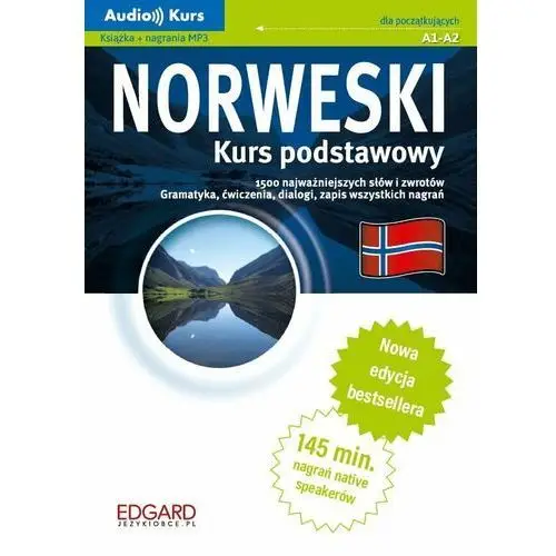 Norweski. kurs podstawowy a1 - a2. audio kurs (książka + 2 cd) Edgard