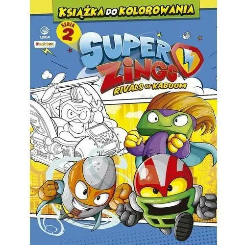 Ediba Super zings - książka do kolorowania + figurka