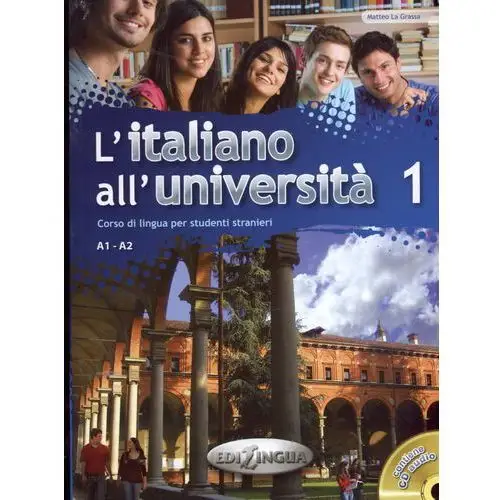 Edilingua L'italiano all'universita 1 podręcznik + ćwiczenia + cd audio