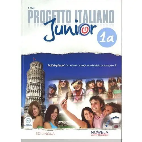 Edilingua Progetto italiano junior 1a 7 podęcznik + cd - marin t