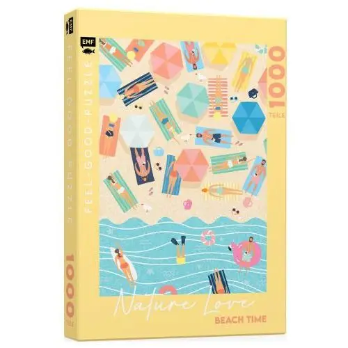 Edition michael fischer Feel-good-puzzle 1000 teile - nature love: beach time