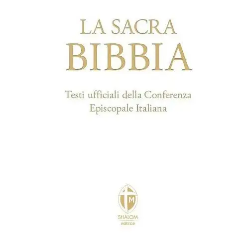 Sacra bibbia. ediz. grande a caratteri grandi. ecopelle bianca Editrice shalom