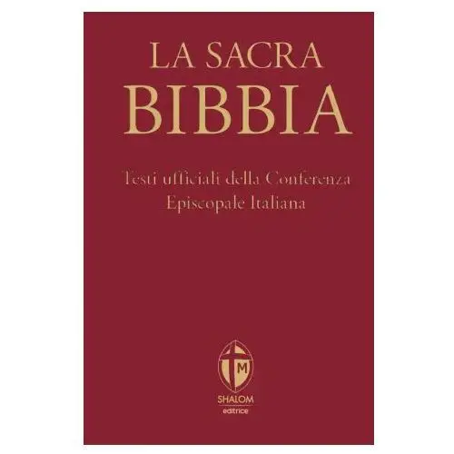 Editrice shalom Sacra bibbia. ediz. grande a caratteri grandi. tela rossa