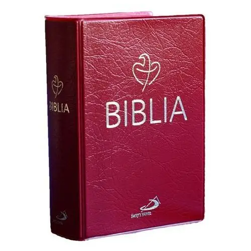 Edycja świętego pawła Biblia tabor - bordowa pcv