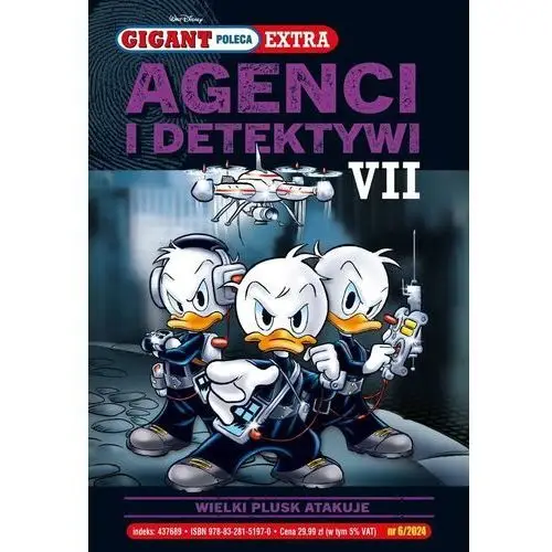 Egmont komiksy Agenci i detektywi vii. wielki plusk atakuje. gigant poleca extra. tom 6/2024