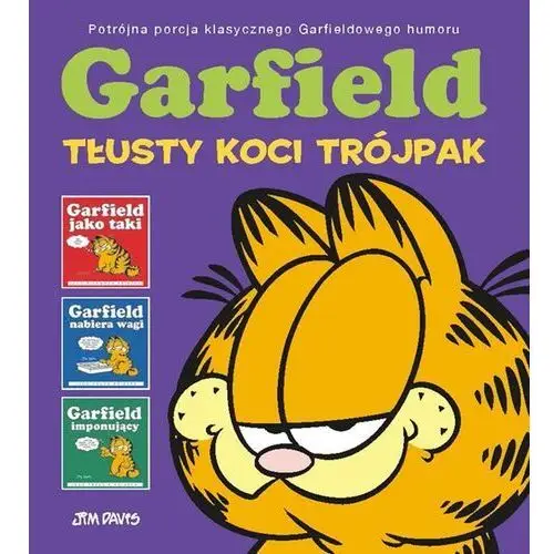 Egmont komiksy Garfield. tłusty koci trójpak. tom 1 wyd. 2022