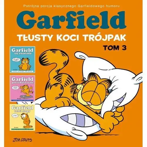 Egmont komiksy Garfield. tłusty koci trójpak. tom 3