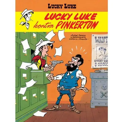 Egmont komiksy Lucky luke kontra pinkerton