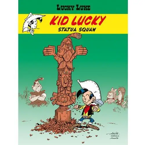 Statua squaw. lucky luke - kid lucky Egmont komiksy