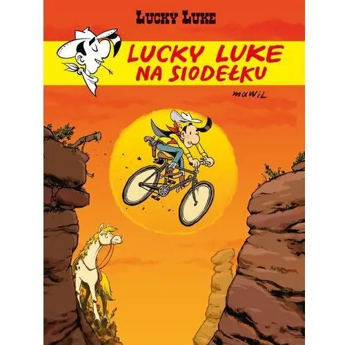 Lucky luke. lucky luke na siodełku