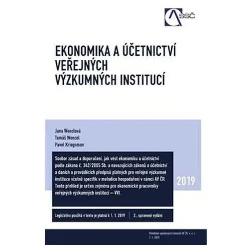 Ekonomika a účetnictví veřejných výzkumných institucí Jana Wenclová