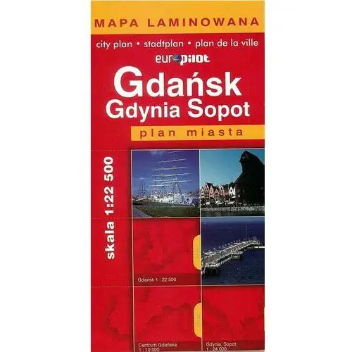 Gdańsk gdynia sopot plan miasta 1: 22 500 Empik.com
