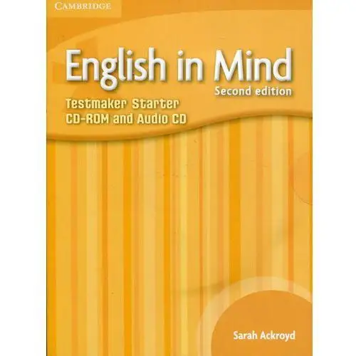 English in Mind Starter. Testmaker CD