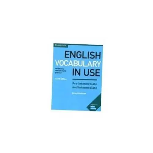 English Vocabulary In Use Pre-intermediate And Intermediate With Answers St