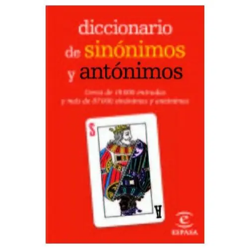 Espasa libros, s.l. Diccionario mini de sinónimos y antónimos