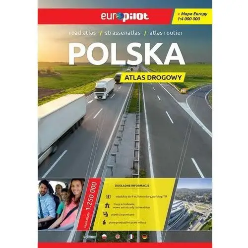 Euro pilot Atlas drogowy polska 1:250 000 z mapą europy