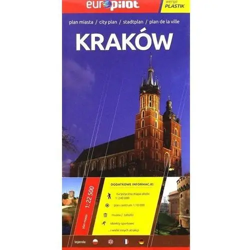Euro pilot Kraków. plan miasta europilot plastik