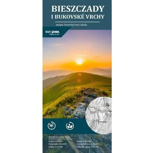 Map. tur. eco - bieszczady i bukovske...1:90 000 Euro pilot